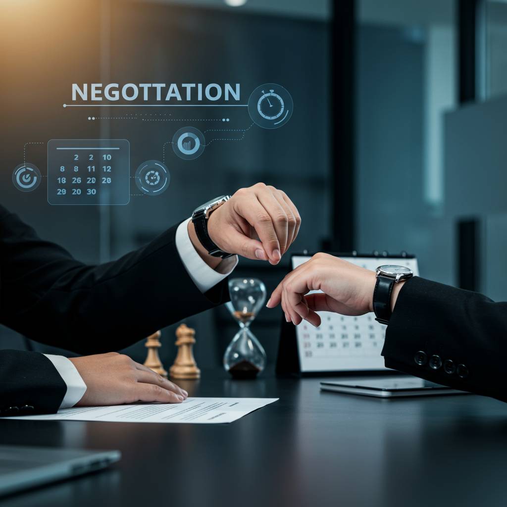 交渉タイミング